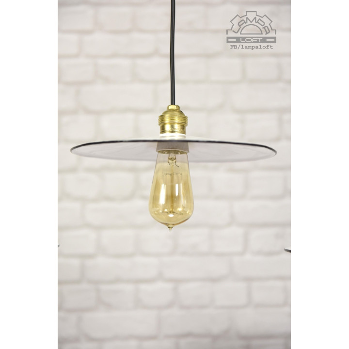 Lampy talerzykowe białe z lat 60'