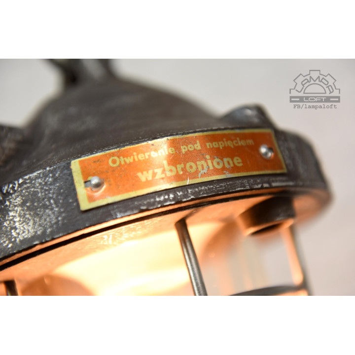 Lampa industrialna Ex-100 Polam Gdańsk