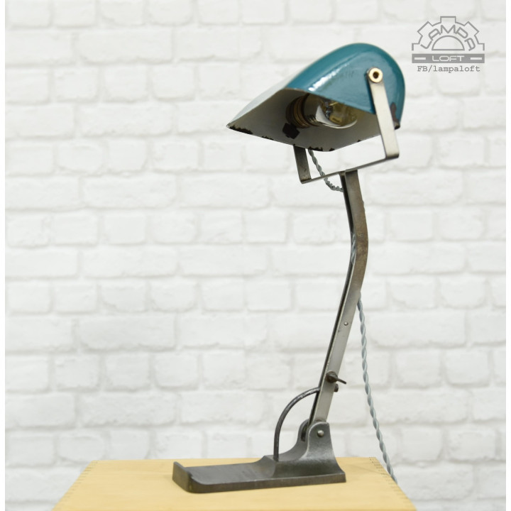 Kolekcjonerska lampa bankierska ASTRAL 30'