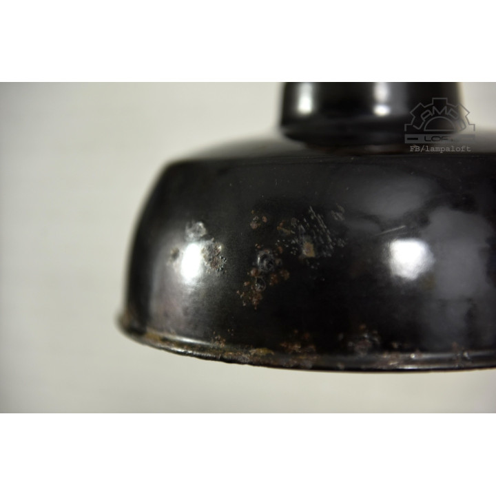 Lampa emaliowana z lat 50 DDR