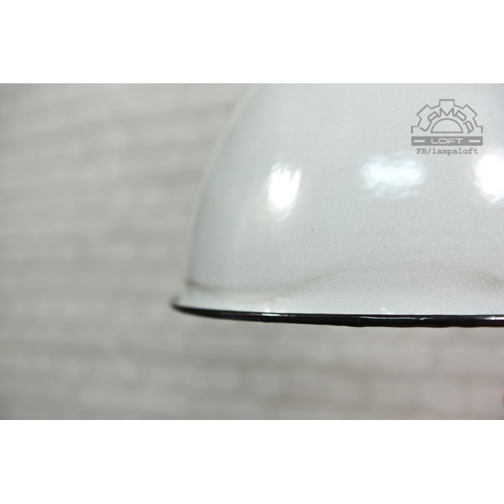 Duża lampa industrialna OBg-4 z lat 60'