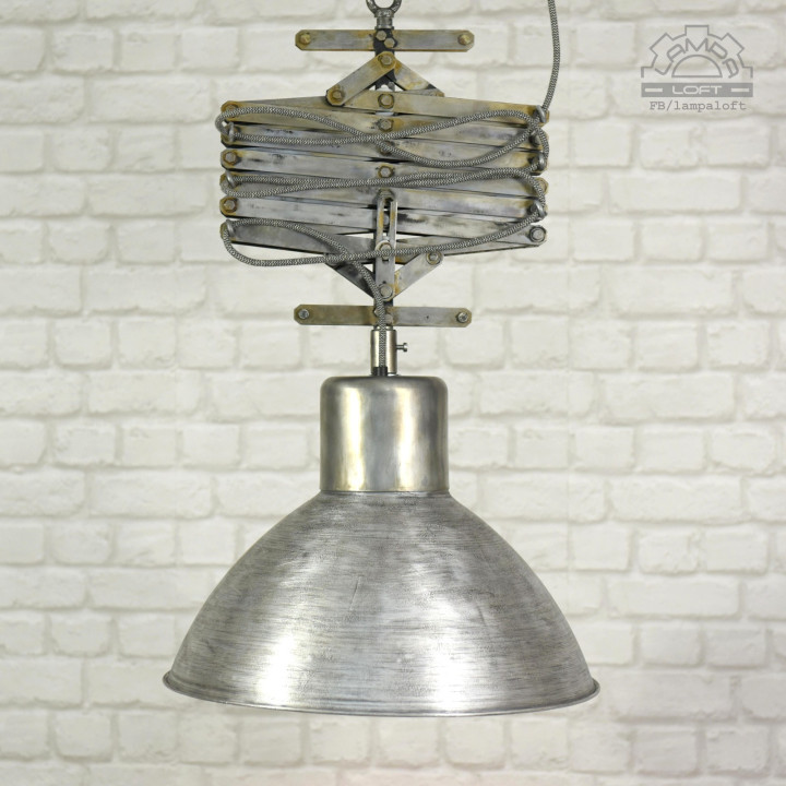 Lampa industrialna nożycowa