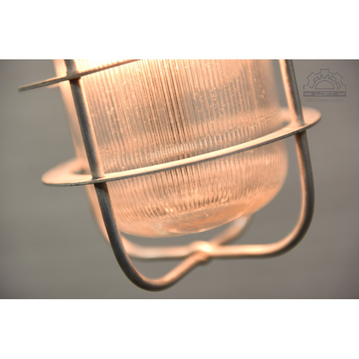 Bułgarska lampa industrialna z lat 70'