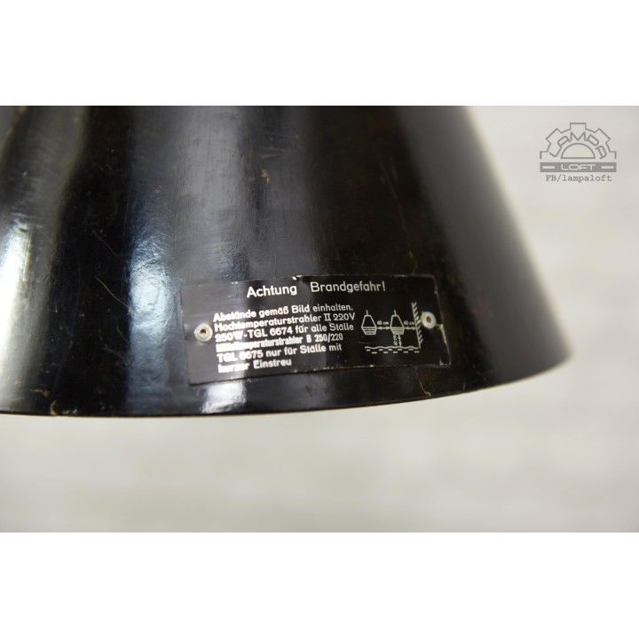 Niemiecka lampa z lat 60'