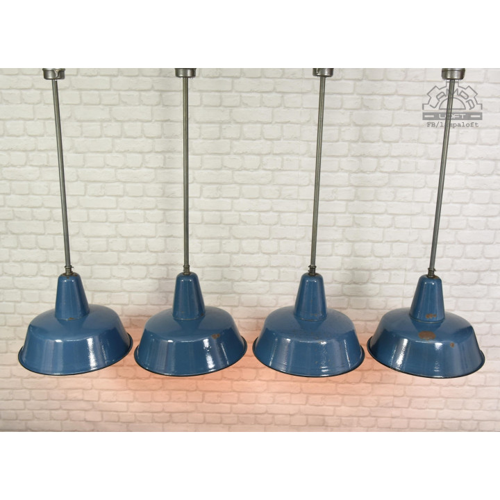 Lampa industrialna OBs-3 z lat 60'
