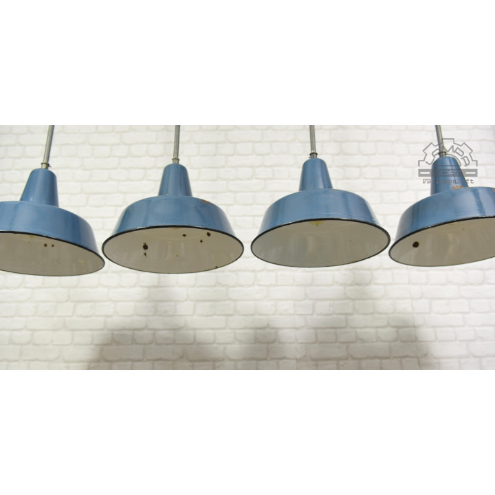 Lampa industrialna OBs-3 z lat 60'