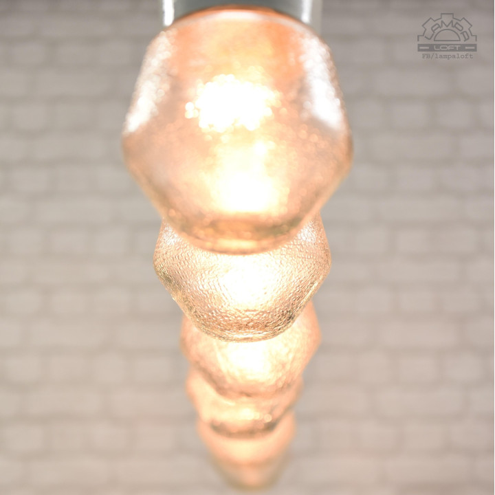 Lampa porcelanowa z lat 70'