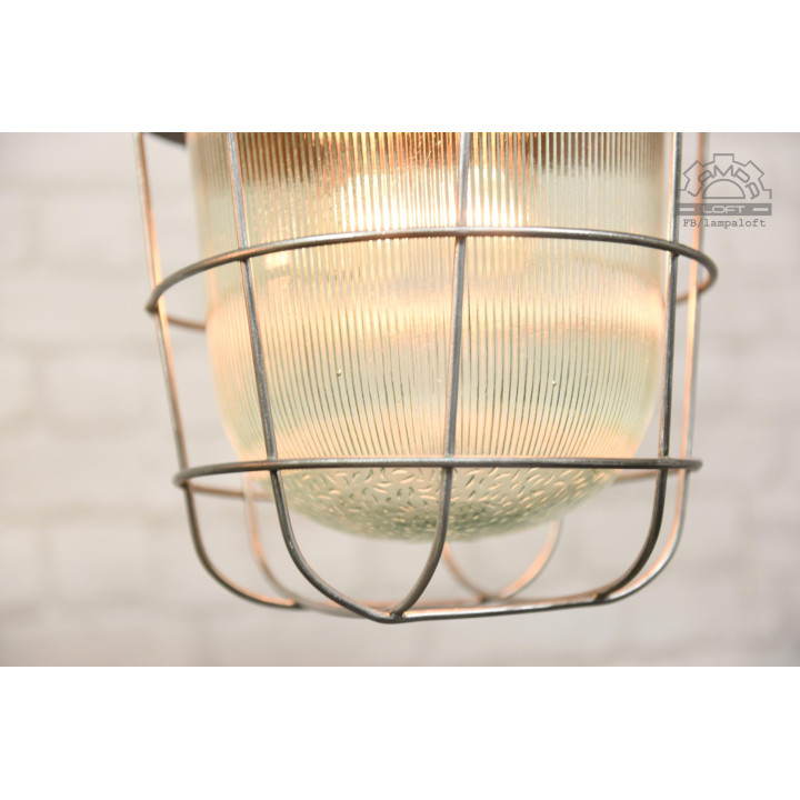 Lampa industrialna OS-200P z lat 70'