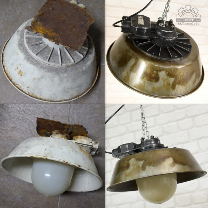 Lampa okrętowa FAMOR z lat 80'