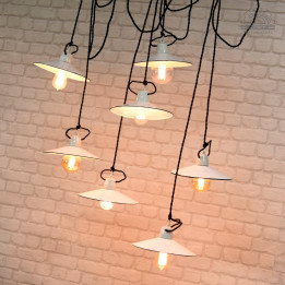 Lampa talerzykowa z lat 60'
