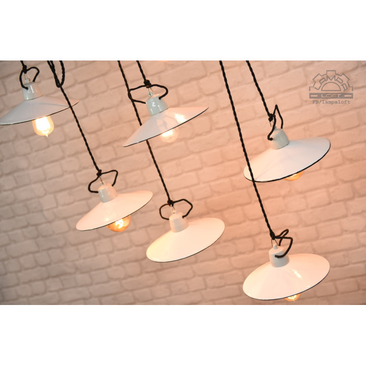 Lampa talerzykowa z lat 60'