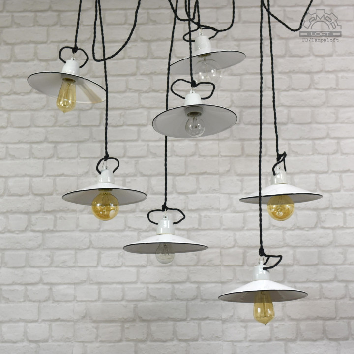 Lampa talerzykowa z lat 60'