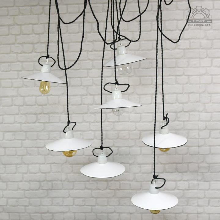Lampa talerzykowa z lat 60'