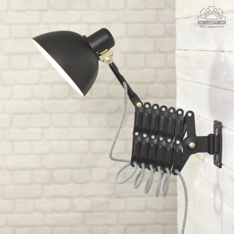 Lampa nożycowa VEB Zweckleuchtenbau Dresden