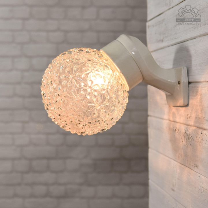 Kinkiet porcelanowy z lat 30'