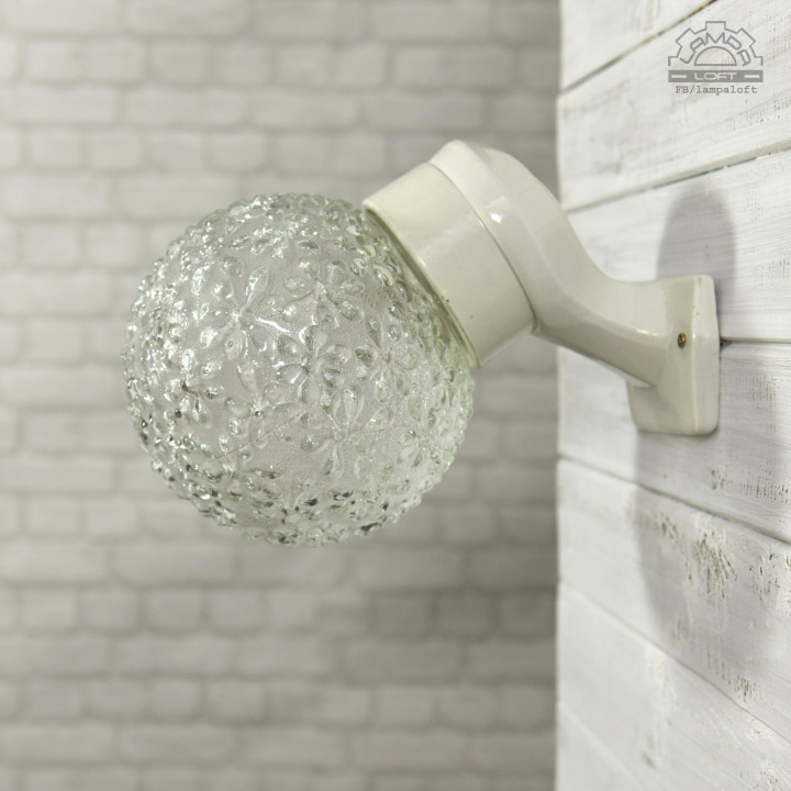 Kinkiet porcelanowy z lat 30'