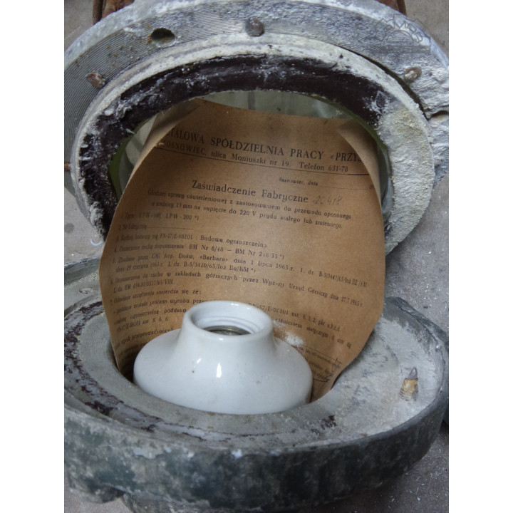 Lampa industrialna z lat 60' LPW-200