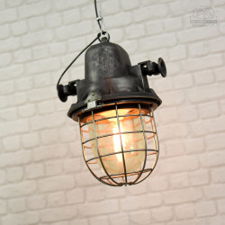 Lampa industrialna ORPW-125 MESKO z lat 70'