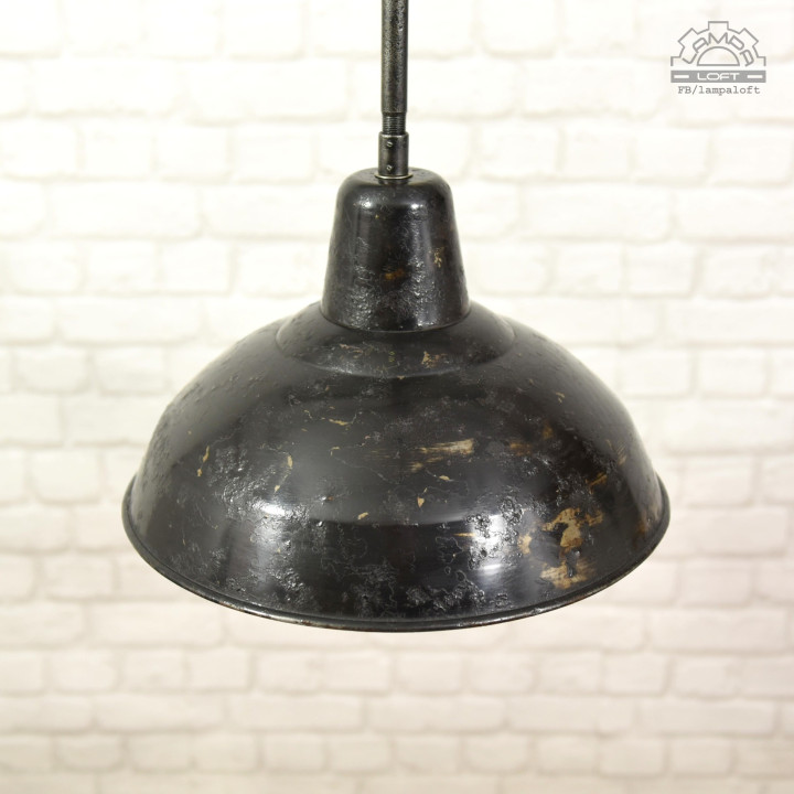 Lampa industrialna Siemens z lat 30'