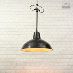 Lampa industrialna Siemens z lat 30'