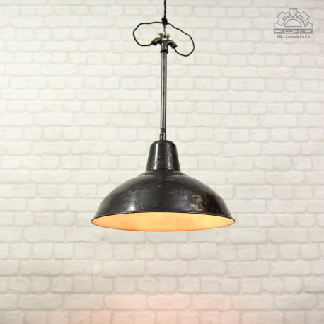 Lampa industrialna Siemens z lat 30'