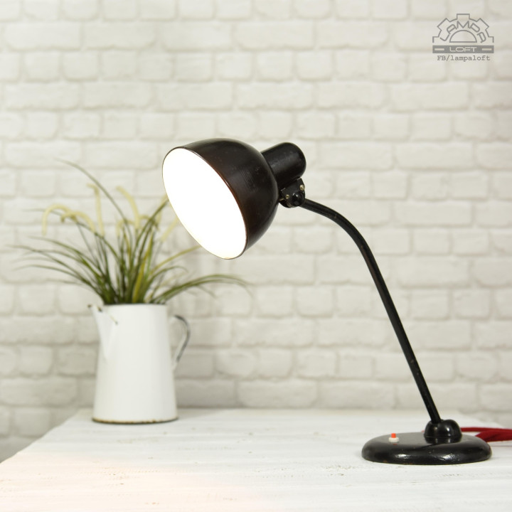 Lampa biurkowa z lat 50'
