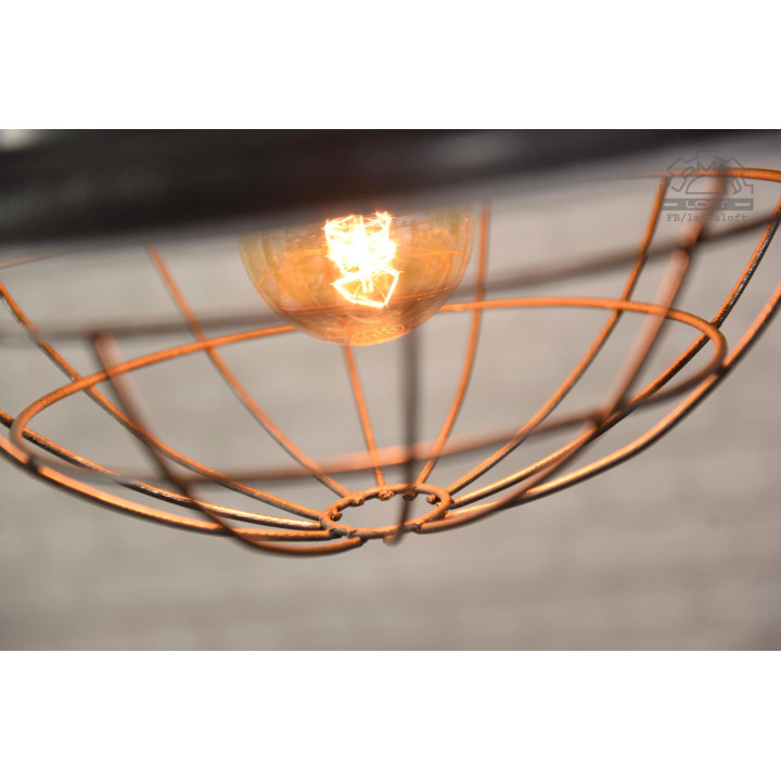 Lampa industrialna MESKO z 1970