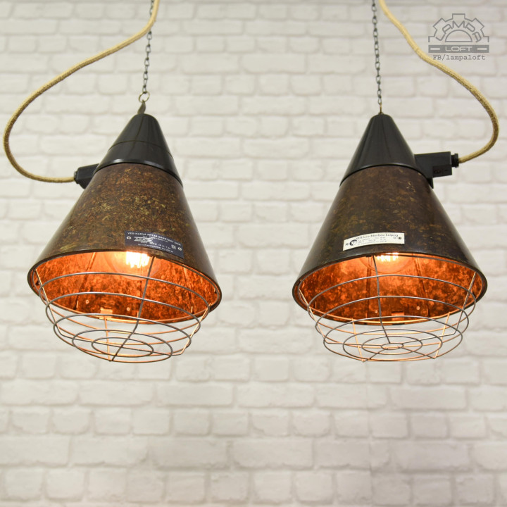 Niemiecka lampa z lat 70'