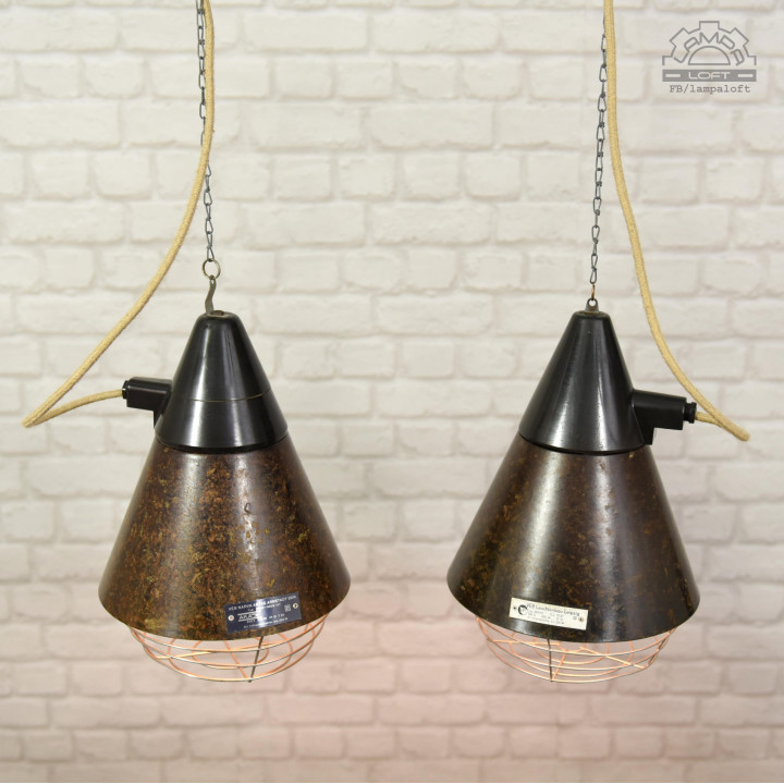 Niemiecka lampa z lat 70'
