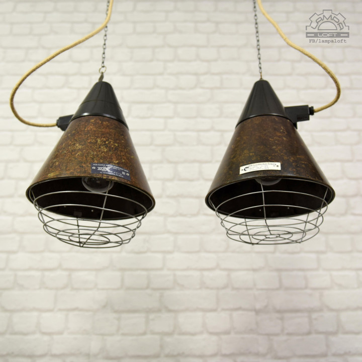 Niemiecka lampa z lat 70'