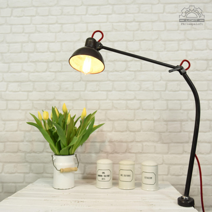 Lampa przegubowa z lat 30'
