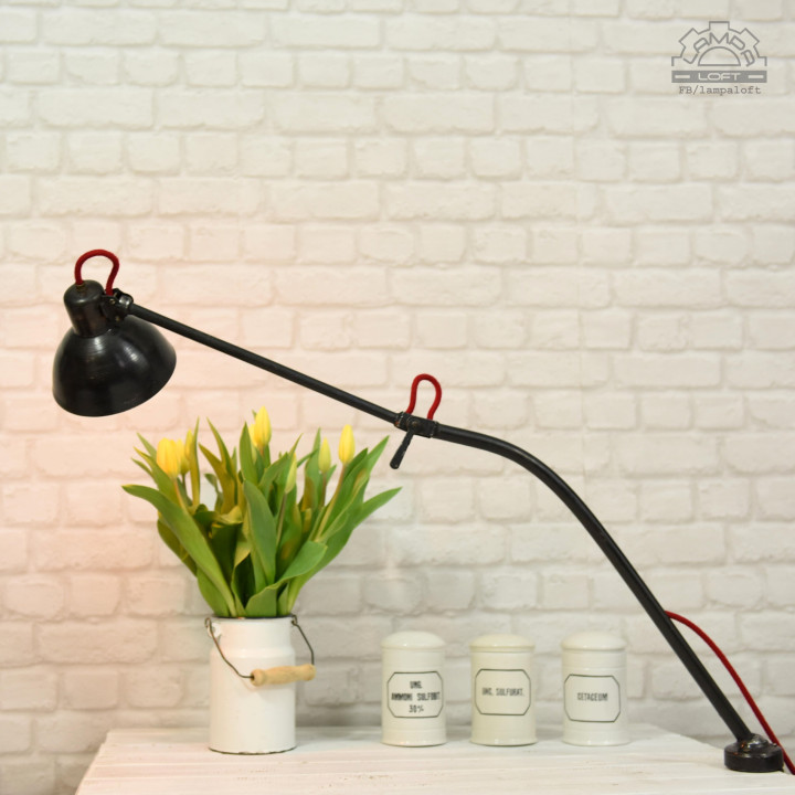 Lampa przegubowa z lat 30'