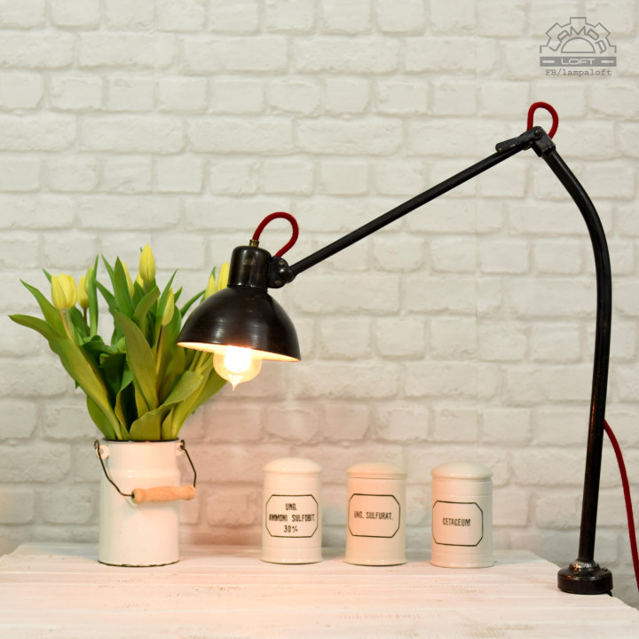 Lampa przegubowa z lat 30'