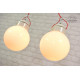 Lampa porcelanowa z lat 70'