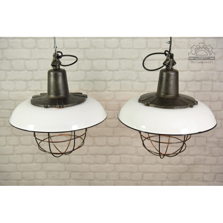Lampa industrialna OZż-1 z lat 60'