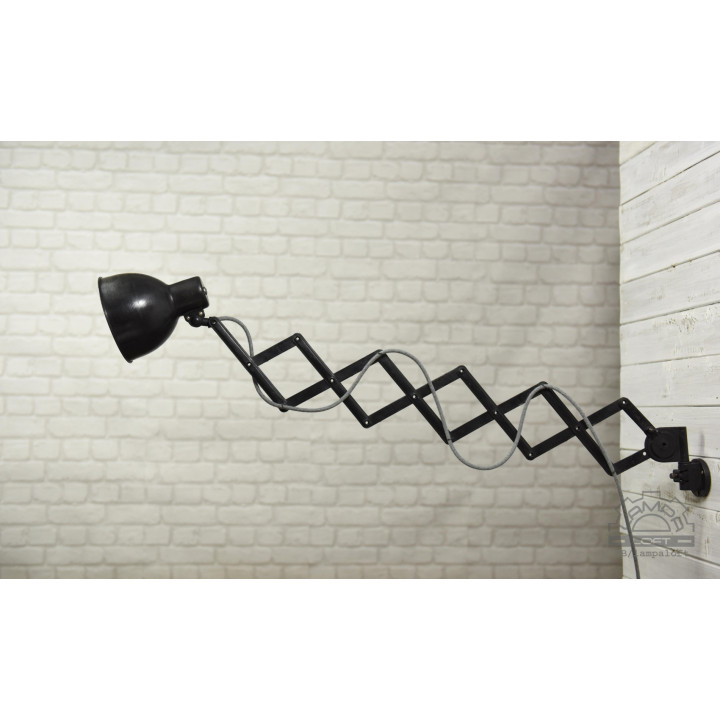 Lampa nożycowa z lat 50'