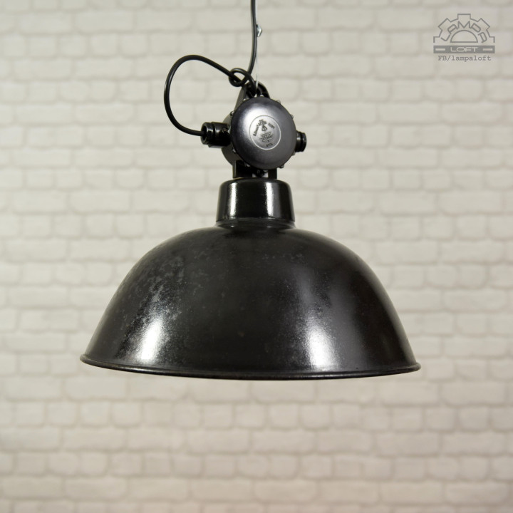 Lampa industrialna z lat 50' LBL TGL