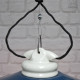 Lampa emaliowana porcelanowa z lat 50'
