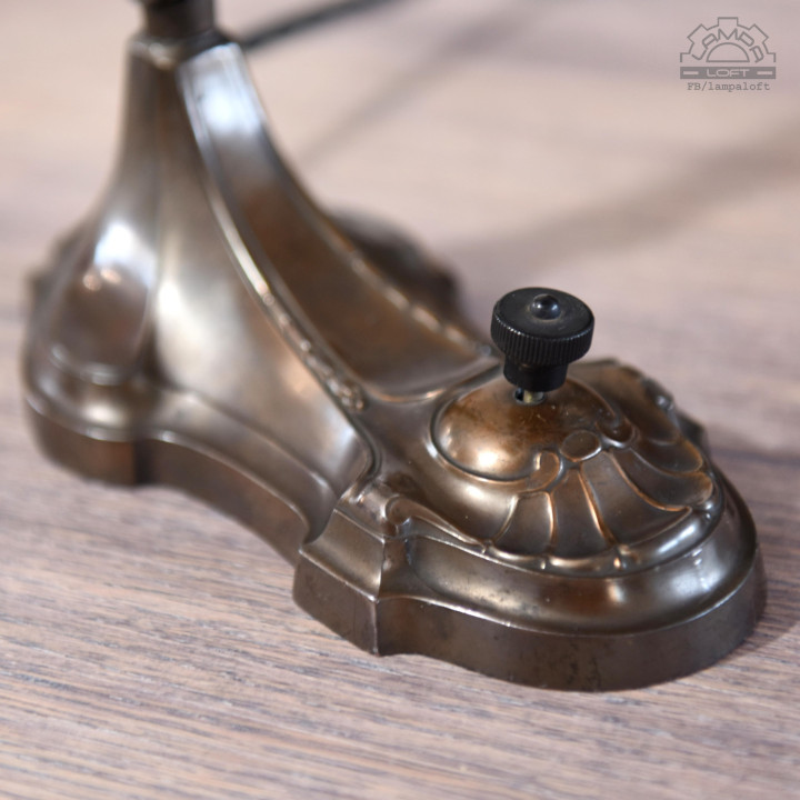 Lampa biurkowa secesja