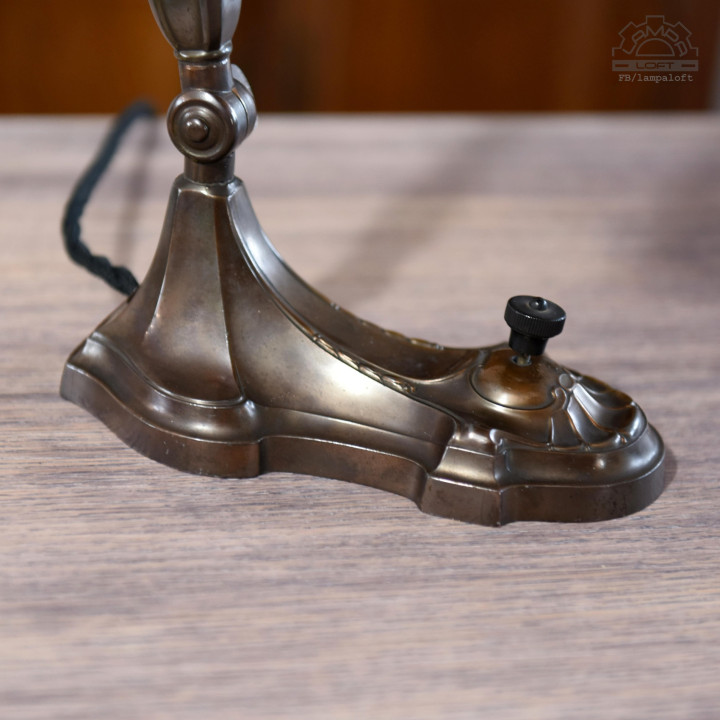 Lampa biurkowa secesja