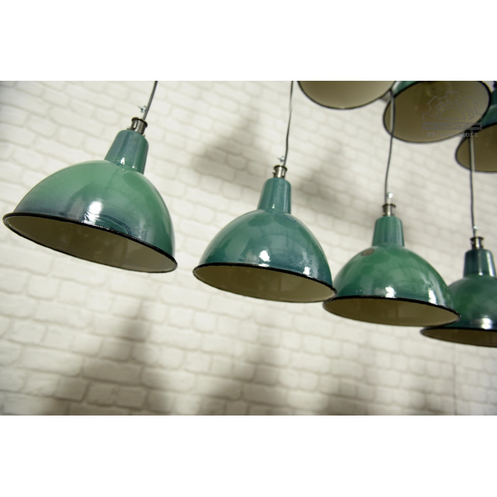 Lampy emaliowane OBg-1 z lat 70'