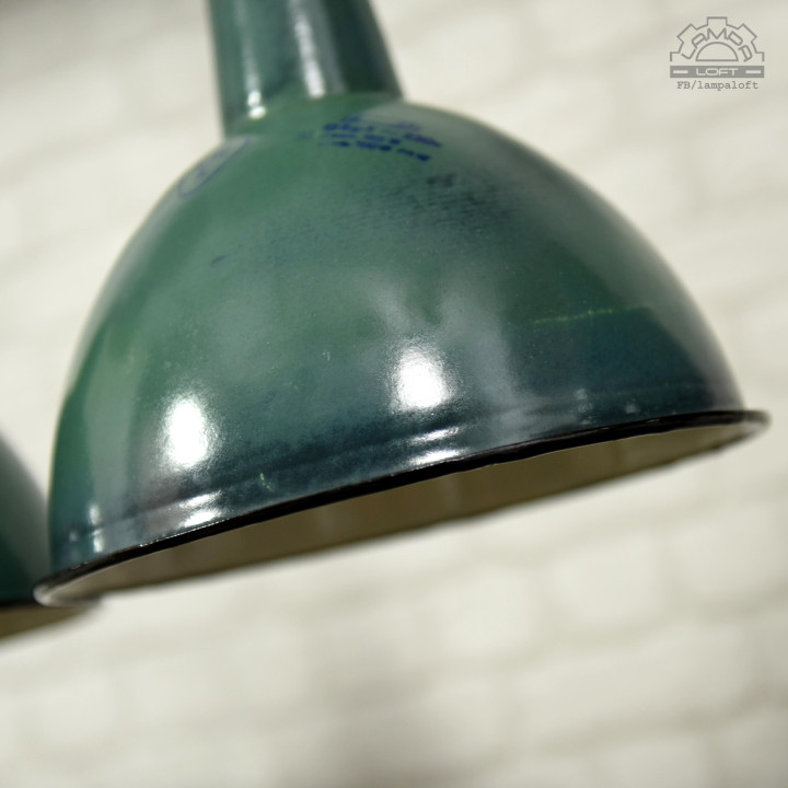 Lampy emaliowane OBg-1 z lat 70'
