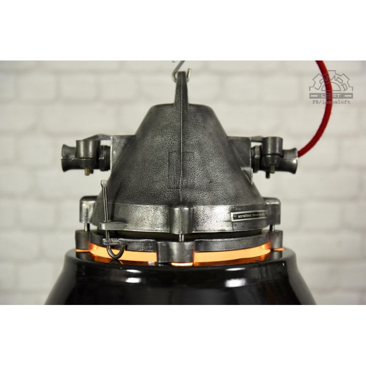 Lampa industrialna Elektrosvit z lat 70'