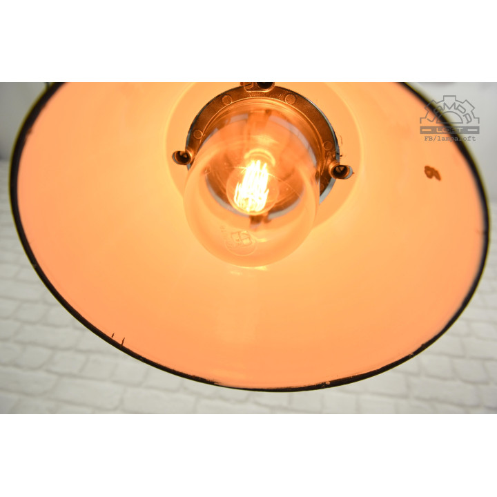 Lampa industrialna Elektrosvit z lat 70'