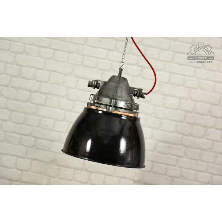 Lampa industrialna Elektrosvit z lat 70'