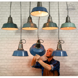 Lampy industrialne OŻb-1 z lat 50'