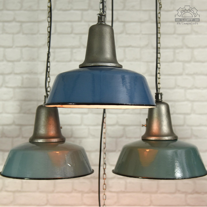 Lampy industrialne OŻb-1 z lat 50'