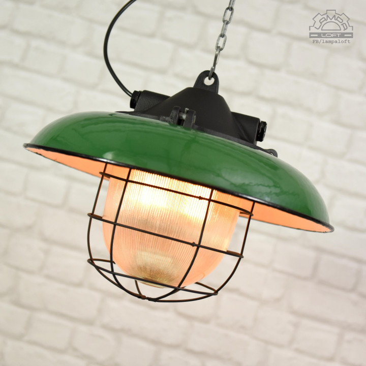 Lampa industrialna emaliowana OKs-1