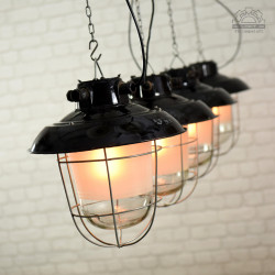 Lampy industrialne Elektrosvit z lat 60'