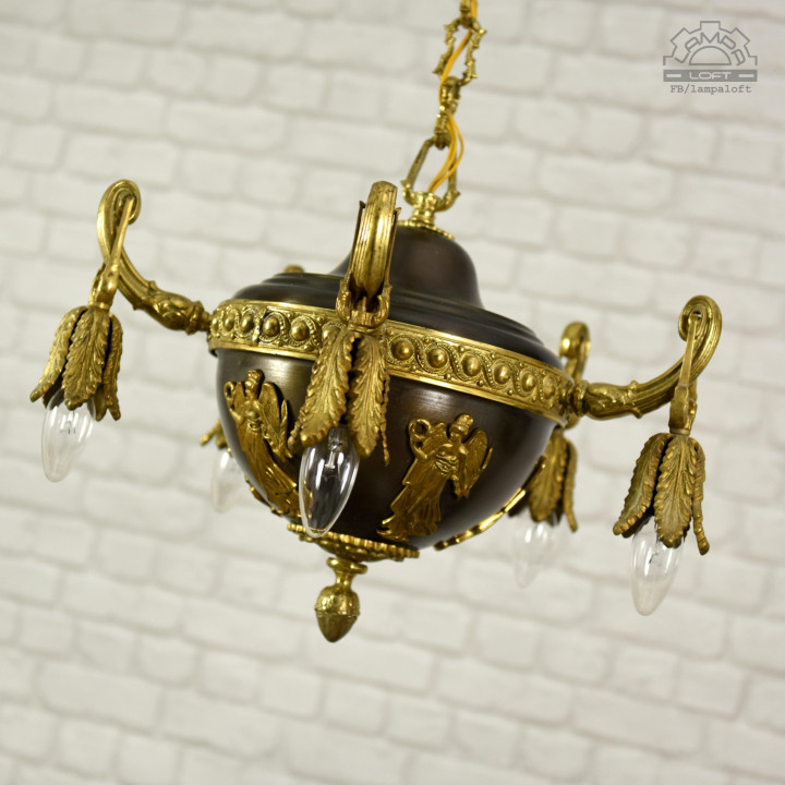 Żyrandol french Empire XIX